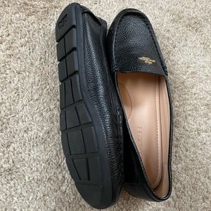 Coach Black Leather Loafers